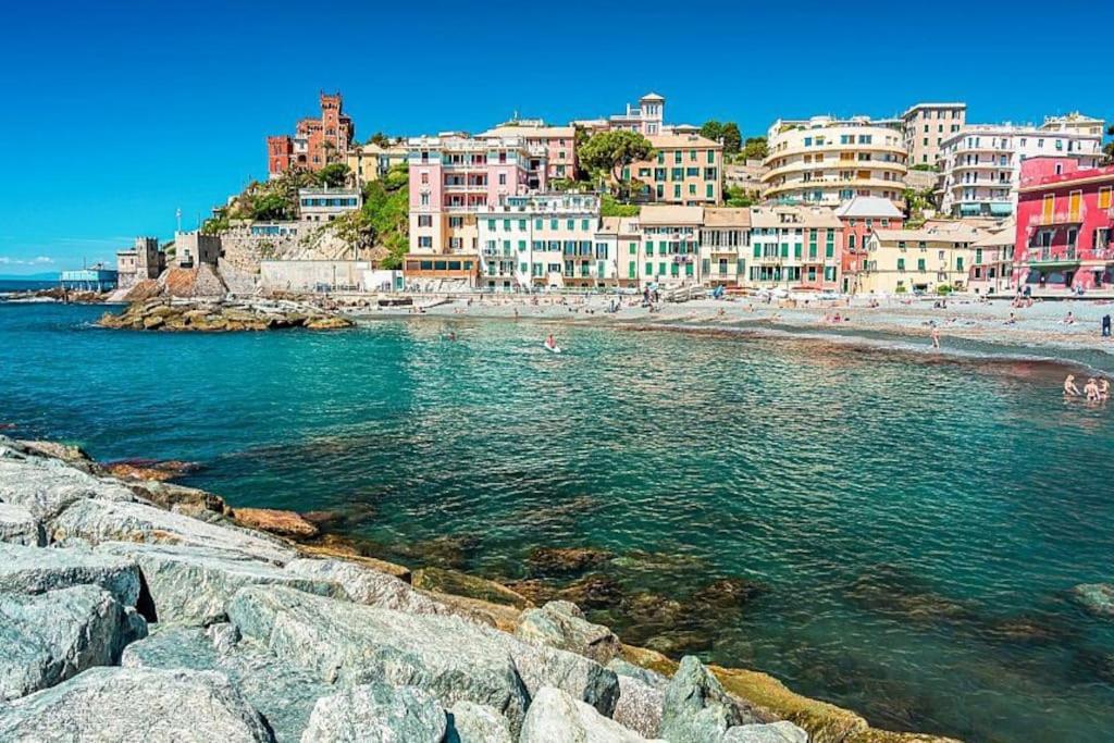 Pisi Home, 2 Min Dalla Spiaggia E Dall' Ospedale Gaslini Genua Zewnętrze zdjęcie